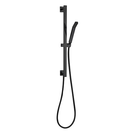 ThermaSol Square Hand Shower Kit Shower Rail w/Hose and Wand, Square - image 2