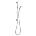 ThermaSol Square Hand Shower Kit Shower Rail w/Hose and Wand, Square