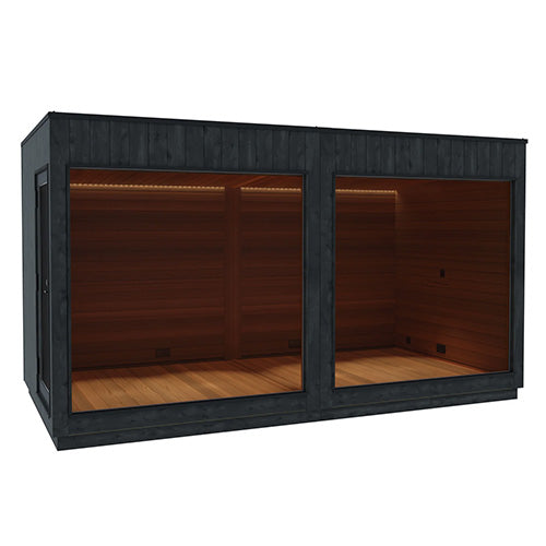 ThermaSol Nordic Misty Lounge XL 1-Entrance Outdoor XL Sauna Lounge