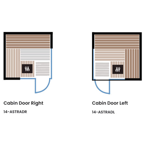 ThermaSol Astra Sauna Cabin Indoor Sauna Kit, Semi-Panoramic Glass - image 5