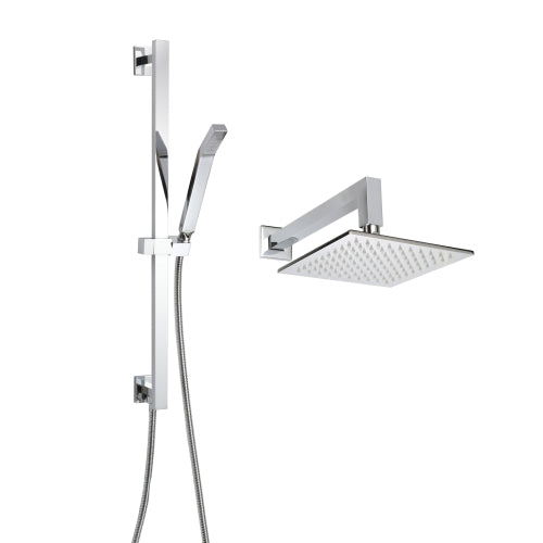 ThermaSol Square Essential Shower Package Shower Package w/ Rain - image 5