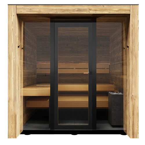 ThermaSol Fortis Sauna Cabin Fully Assembled Outdoor Sauna