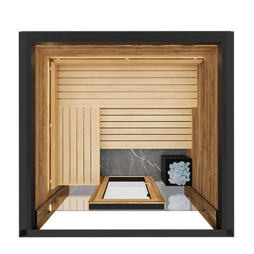 ThermaSol Fortis Sauna Cabin Fully Assembled Outdoor Sauna - image 3