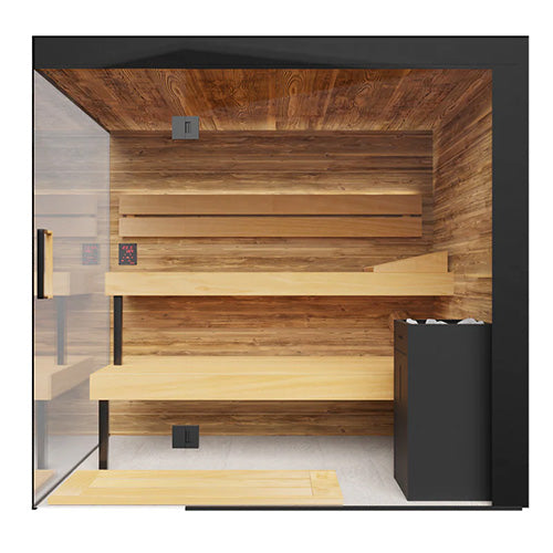 ThermaSol Lumaria Sauna Cabin Indoor Sauna Kit, Front/Side Glass - image 6