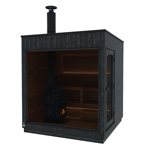 ThermaSol Nordic Misty Sauna Cabin Fully Assembled Outdoor Sauna - image 14