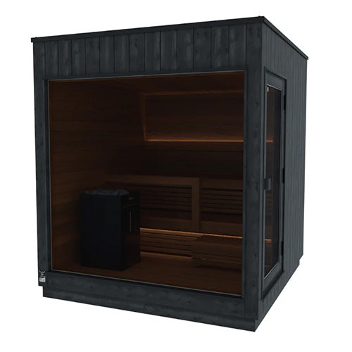 ThermaSol Nordic Misty Sauna Cabin Fully Assembled Outdoor Sauna - image 12
