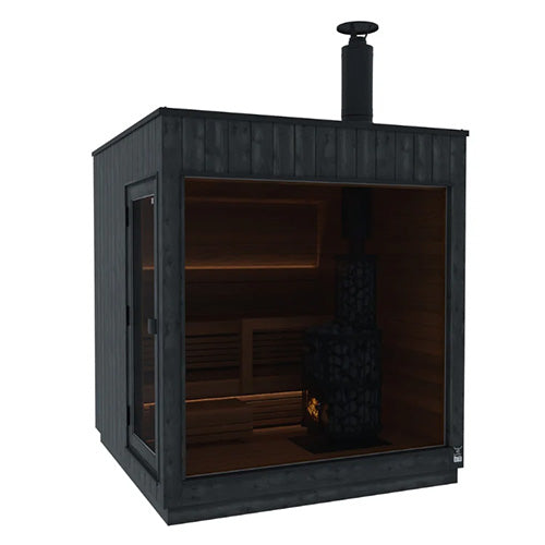 ThermaSol Nordic Misty Sauna Cabin Fully Assembled Outdoor Sauna - image 13