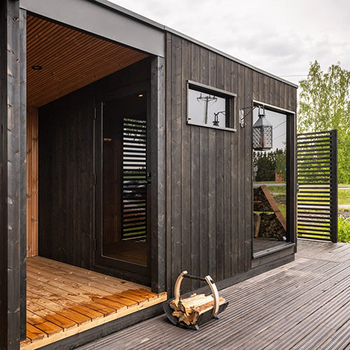ThermaSol Nordic Misty Sauna Cabin Fully Assembled Outdoor Sauna - image 2
