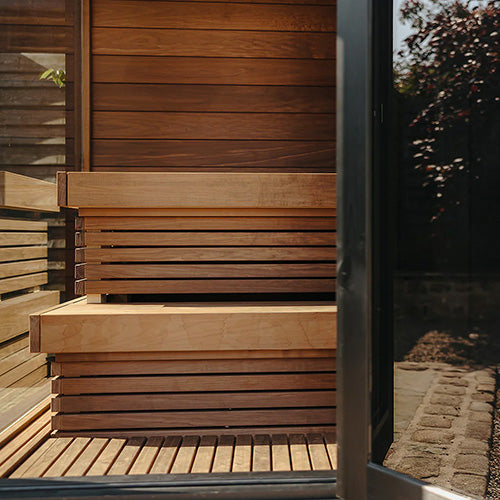 ThermaSol Nordic Misty Sauna Cabin Fully Assembled Outdoor Sauna - image 3