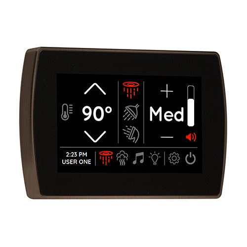 ThermaSol SignaTouch Digital Steam Shower Control, Touchscreen, 5 Inch - image 8