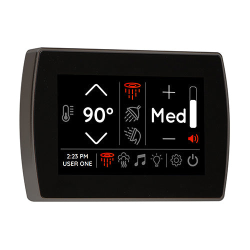 ThermaSol SignaTouch Digital Steam Shower Control, Touchscreen, 5 Inch - image 9