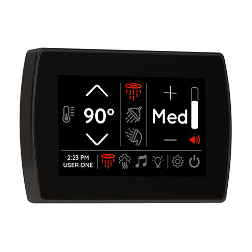 ThermaSol SignaTouch Digital Steam Shower Control, Touchscreen, 5 Inch - image 11