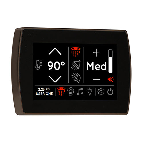 ThermaSol SignaTouch Digital Steam Shower Control, Touchscreen, 5 Inch - image 12