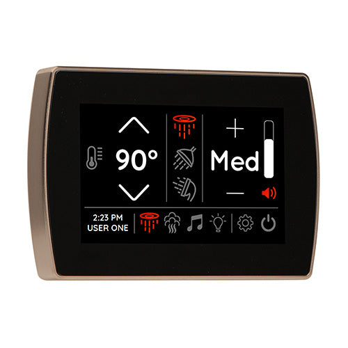 ThermaSol SignaTouch Digital Steam Shower Control, Touchscreen, 5 Inch - image 19