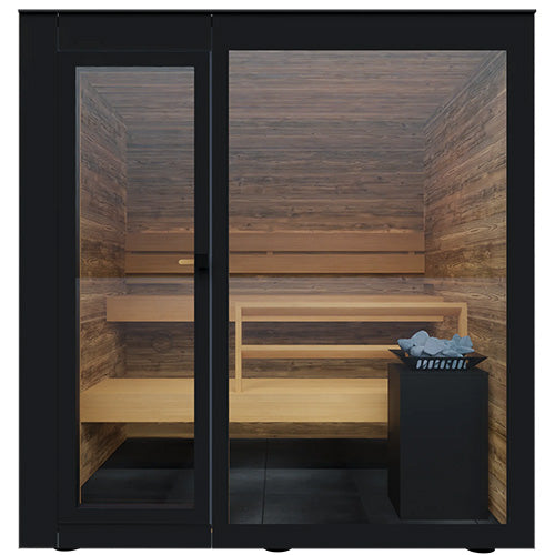 ThermaSol Spectra Sauna Cabin Fully Assembled Outdoor Sauna - image 2