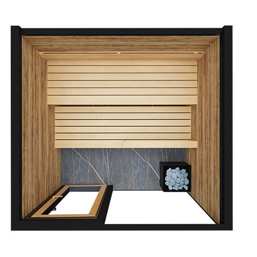 ThermaSol Spectra Sauna Cabin Fully Assembled Outdoor Sauna - image 5