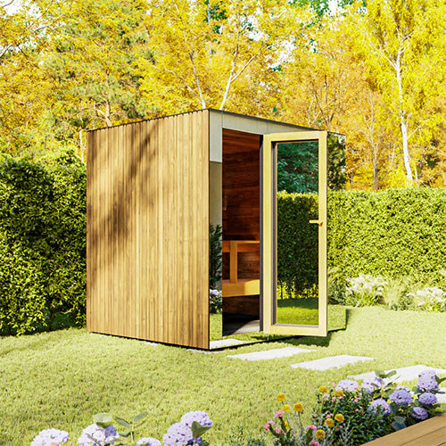 ThermaSol Spectra Sauna Cabin Fully Assembled Outdoor Sauna - image 3