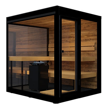 ThermaSol Vue Sauna Cabin Fully Assembled Outdoor Sauna - image 2