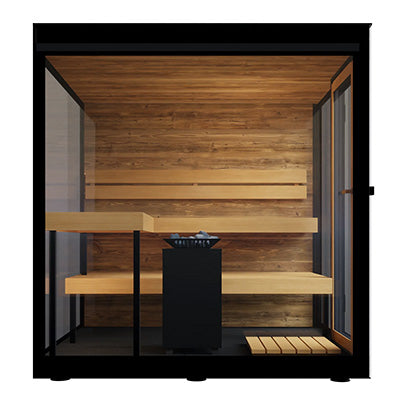 ThermaSol Vue Sauna Cabin Fully Assembled Outdoor Sauna - image 6