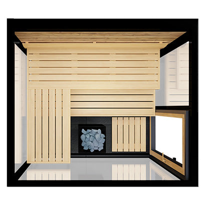 ThermaSol Vue Sauna Cabin Fully Assembled Outdoor Sauna - image 10