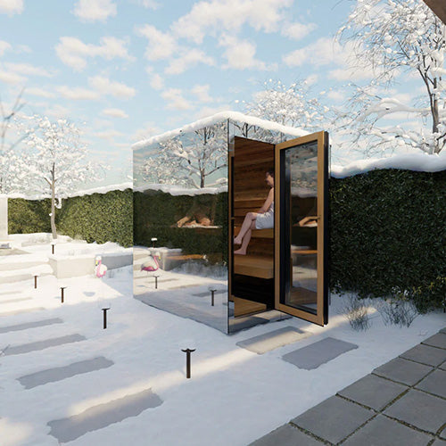 ThermaSol Vue Sauna Cabin Fully Assembled Outdoor Sauna - image 5