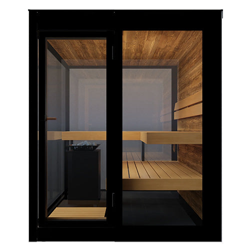 ThermaSol Vue Sauna Cabin Fully Assembled Outdoor Sauna - image 4