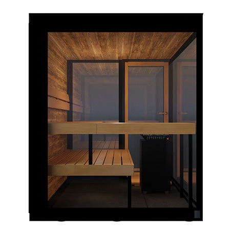 ThermaSol Vue Sauna Cabin Fully Assembled Outdoor Sauna - image 8