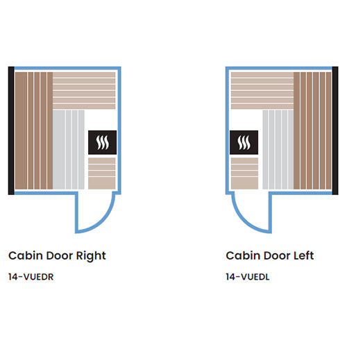 ThermaSol Vue Sauna Cabin Fully Assembled Outdoor Sauna - image 11