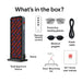 RLT Home Total Spectrum COMPACT (7 Wave 216 LEDs) — rear ports