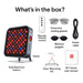 RLT Home Total Spectrum MINI (7 Wave 72 LEDs) — rear ports