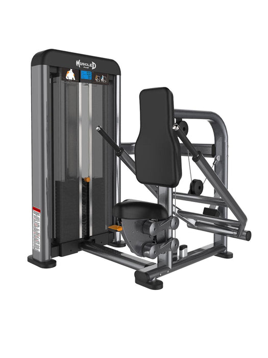 Muscle D Fitness Elite Plus Triceps Press - Commercial Grade - Adjustable Seat - Pin Selectorized