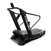 Tru Grit Grit Runner curved manual treadmill angle view