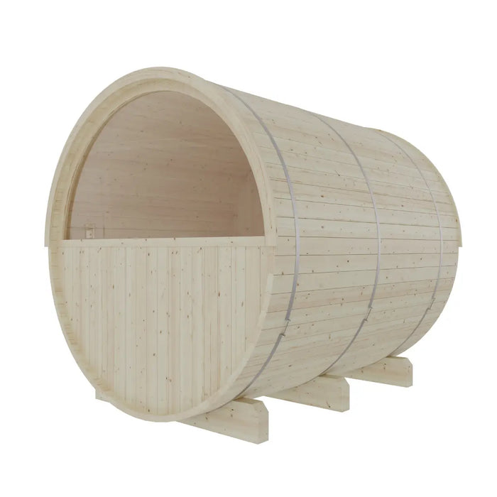 Finnish Sauna Builders Turku Finnish Barrel Sauna with Terrace and WiFi Heater - Finnish Sauna Builders — additional view 13