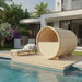 Finnish Sauna Builders Turku Finnish Barrel Sauna with Terrace and WiFi Heater - Finnish Sauna Builders — additional view 9