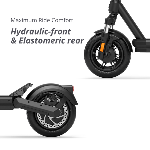 VMAX Mobility Inc NEW VX2 Hub - VMAX Electric Scooter — front with headlight