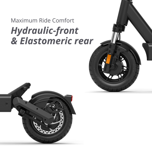 VMAX Mobility Inc NEW VX4 - VMAX Electric Scooter — front with headlight