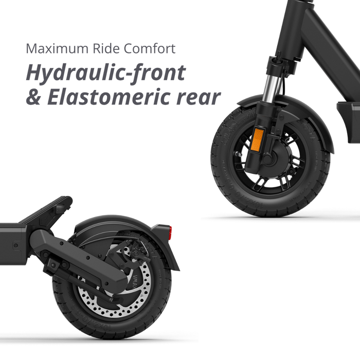 VMAX Mobility Inc NEW VX4 - VMAX Electric Scooter — front with headlight