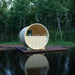 Finnish Sauna Builders Vassa Finnish Barrel Sauna with WiFi Heater - Finnish Sauna Builders — additional view 16