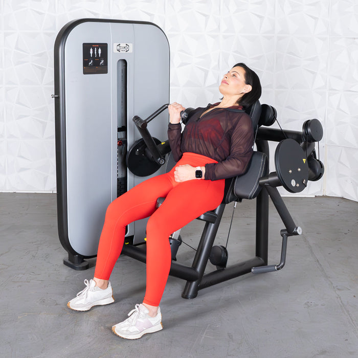 Muscle D Fitness Vogue Biceps Curl - Adjustable - Pin Selectorized - Arm Curl Machine
