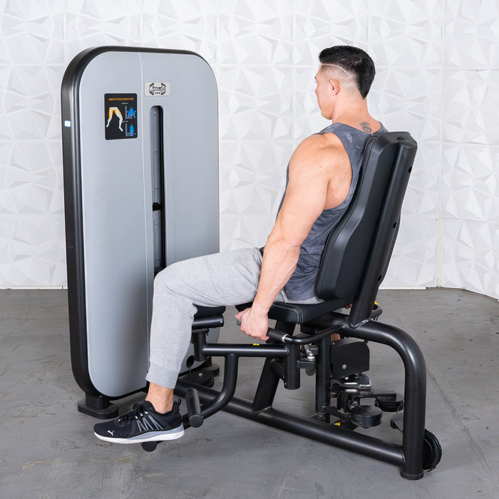 Muscle D Fitness Vogue Inner/Outer Thigh - Adjustable Seat - Pin Selectorized - Leg Workout Combo