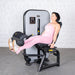Muscle D Fitness Vogue Leg Extension - Adjustable Seat - Pin Selectorized - Quads Workout — front view