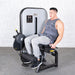 Muscle D Fitness Vogue Leg Extension - Adjustable Seat - Pin Selectorized - Quads Workout — grip and contact surface
