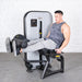 Muscle D Fitness Vogue Leg Extension - Adjustable Seat - Pin Selectorized - Quads Workout — full setup angle