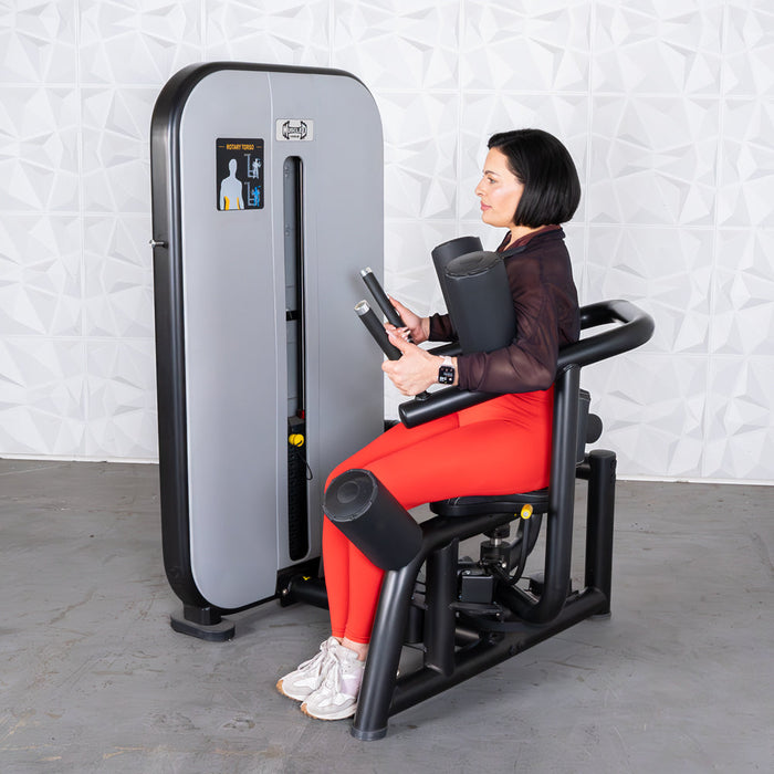 Muscle D Fitness Vogue Rotary Torso - AdjustableSeat - Pin Selectorized