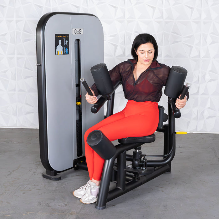 Muscle D Fitness Vogue Rotary Torso - AdjustableSeat - Pin Selectorized