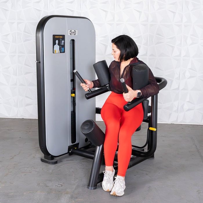 Muscle D Fitness Vogue Rotary Torso - AdjustableSeat - Pin Selectorized
