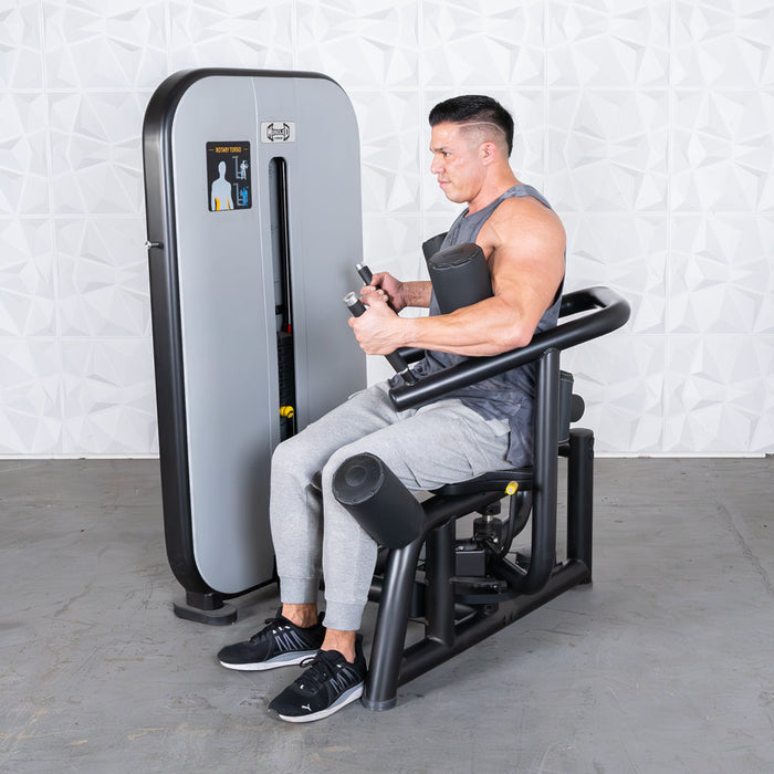 Muscle D Fitness Vogue Rotary Torso - AdjustableSeat - Pin Selectorized