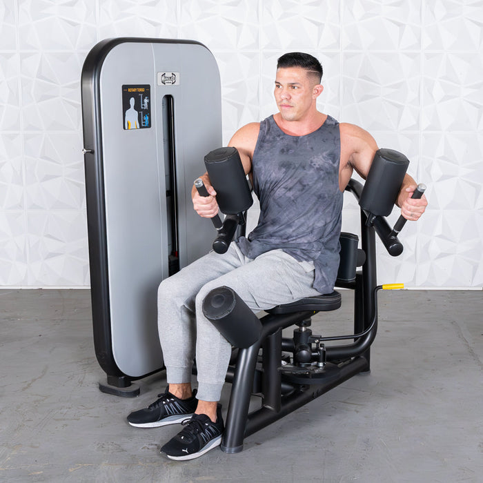 Muscle D Fitness Vogue Rotary Torso - AdjustableSeat - Pin Selectorized