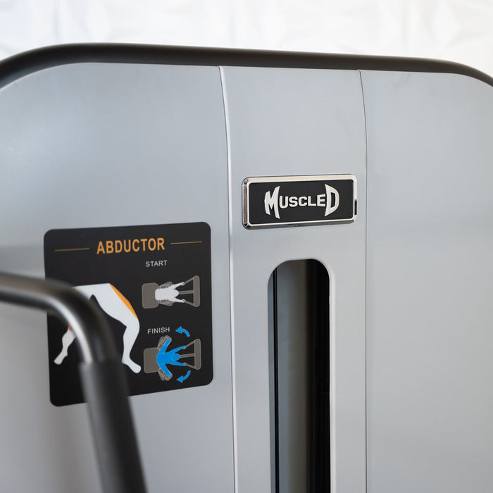 Muscle D Fitness Vogue Standing Abductor Machine - Standing Adjustable Pin Selectorized Abductor Machine