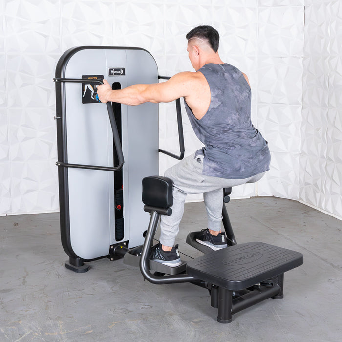 Muscle D Fitness Vogue Standing Abductor Machine - Standing Adjustable Pin Selectorized Abductor Machine